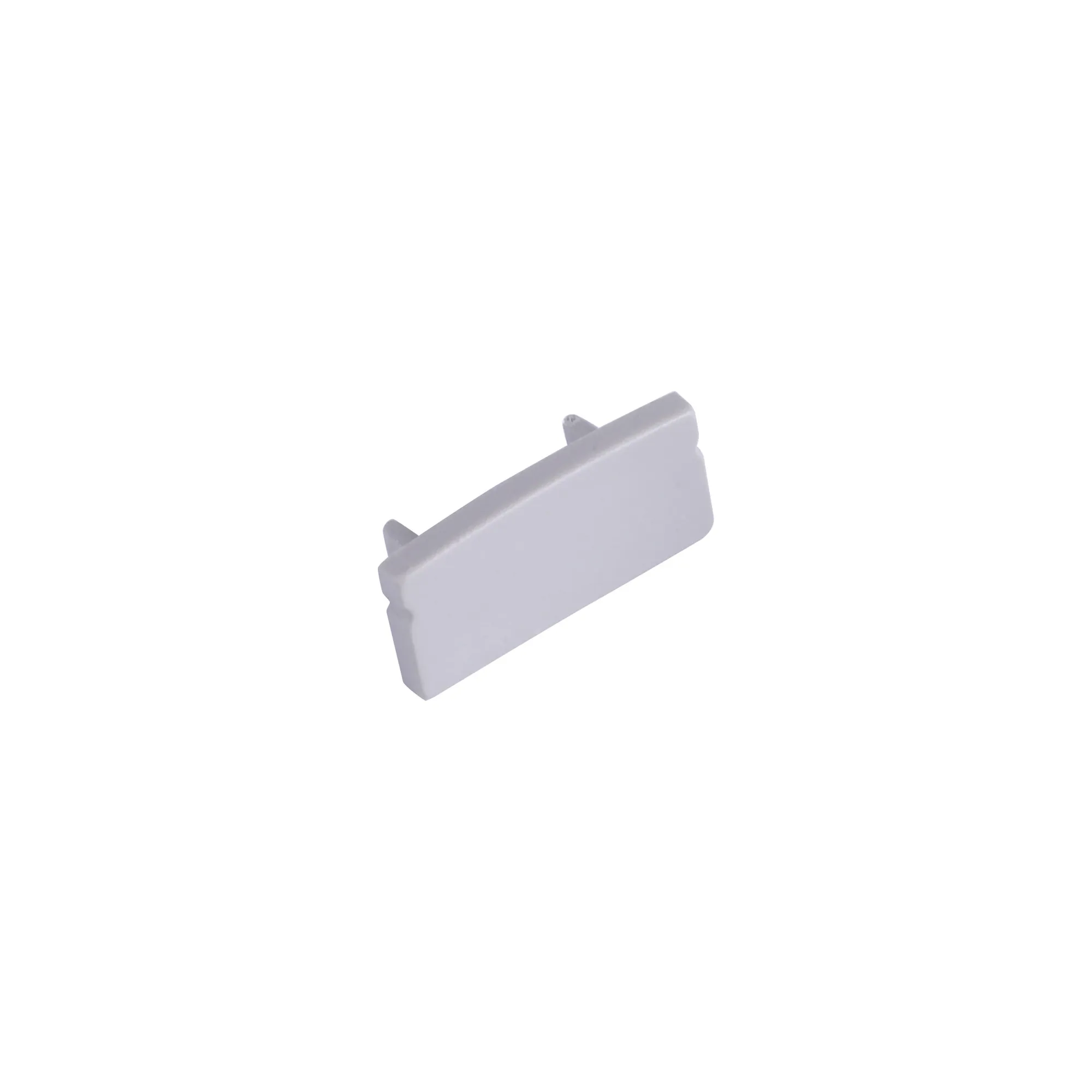 M7389  Tiras 17 x 8.5mm Grey Profile End Cap Without Hole (1pc) for M7383